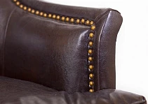заказать стильное Кожаное кресло каминное Chester Brown
