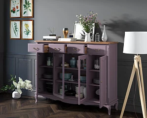 купить красивый Комод-витрина Leontina Lavanda арт ST9363L