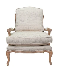 красивое Полукресло Niro Rattan Print