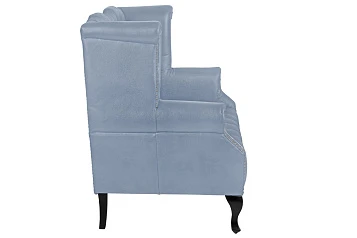 Кожаный дизайнерский диван лофт Royal Sofa Grey