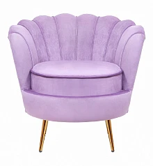 стильное Низкое кресло ракушка Pearl Purple