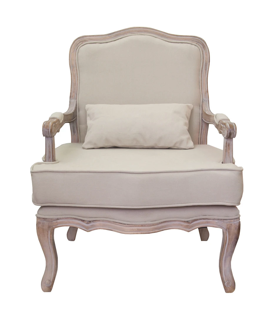 стильное Мягкое полукресло с подлокотниками Nitro Beige V2