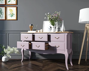 купить Консоль "Leontina Lavanda" 6 ящиков арт ST9358L в интернет-магазине