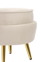 фото Пуф Pearl Adorn Beige в интерьере