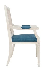 заказать Мягкий стул с подлокотниками Wilton White