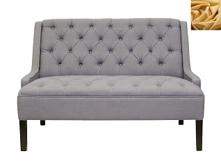 Американский диван Sommet желтый в интерьере