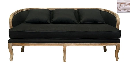 купить стильный Диван в стиле ретро Nora розовый в интернет-магазине