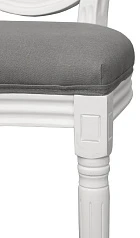 красивый Дизайнерский обеденный стул Volker Grey and White