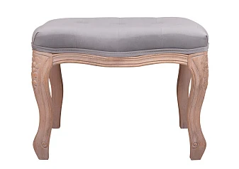 Банкетка Kina Velvet Gray в интерьере
