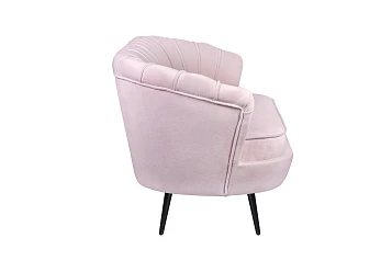 заказать Дизайнерский диван Pearl Triple Pink на черных ножках