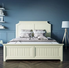 Бежевая кровать "Olivia" 180х200 арт GA3001/18C на заказ в интернет-магазине