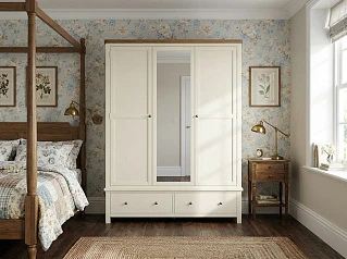 Шкаф двустворчатый широкий "Жуль Верн (Jules Verne)" серый арт JV26ETGG/9001