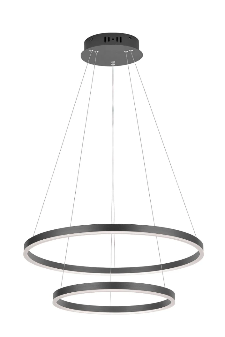 стильные Люстра Orblaze 2 rings 600 black