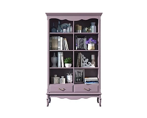 красивый Стеллаж Leontina Lavanda двойной арт GS27/2L