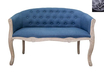 купить Диван французский стиль Kandy Double Blue цвет серый