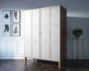 купить Шкаф "Андерсен (Andersen)" широкий двухстворчатый арт AN27WH
