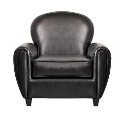 купить Кожаное кресло черное Flog в интернет-магазине