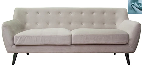 красивый Диван с мягкими подлокотниками Albert 8 цвет голубой