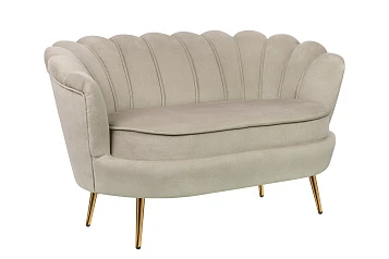 Дизайнерский двухместный диван Pearl Double Taupe в интерьере