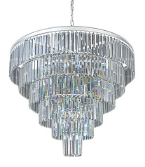 заказать Люстра Odeon 6 Rings Silver
