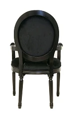 заказать Мягкий стул с подлокотниками Diella Black Velvet