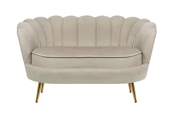 Дизайнерский двухместный диван Pearl Double Taupe в интерьере