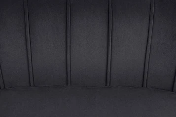 заказать Дизайнерский диван Pearl Double Black на черных ножках