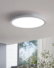 купить 97501 Светодиодный потолочный светильник SARSINA диммир., 24W(LED), 2400lm, ?300, H50, алюминий, белый