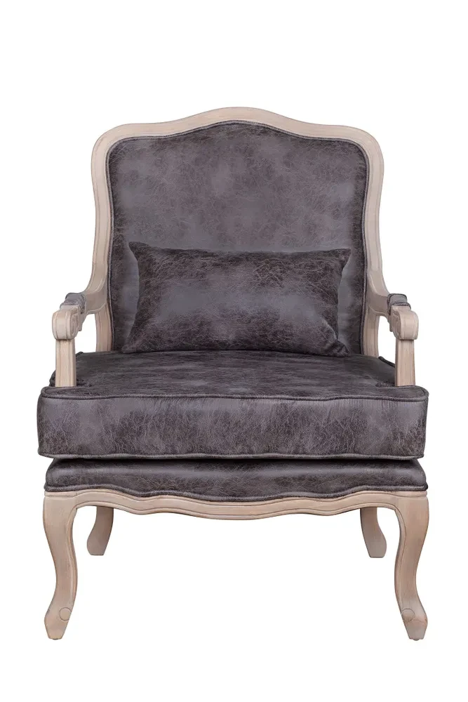 фото Мягкое полукресло с подлокотниками Nitro Brown V2