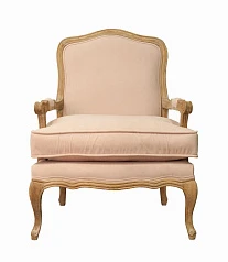 Мягкое полукресло с подлокотниками Nitro Beige Velvet в интернет-магазине