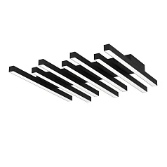 купить стильные 900597 Потолочный светильник PADULARI, LED 25,6W, 3800lm, L535, B470, H50, алюминий, сталь, черный/пластик, белый