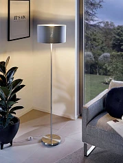 стильные 95173 Торшер (напольный светильник) MASERLO с ножным выключателем