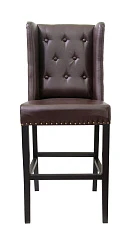 красивый Дизайнерский барный стул Skipton Brown