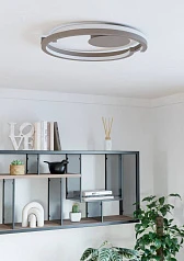 купить 901823 Светодиодный настенно-потолочный светильник с регулировкой цветовой температуры MEZZOMONTE, 40W(LED), 2700-6500K, 3200lm, алюминий, сталь, песо