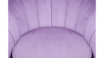 заказать Кресло с пуфом ракушка Pearl Purple