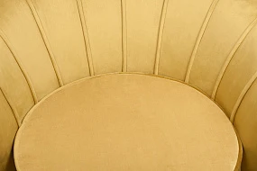 Низкое кресло ракушка Pearl Yellow на заказ в интернет-магазине