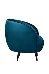 Мягкое кресло Small Benee Izumrud на черных ножках