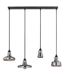 фото Люстра Boretto Smoke Glass Rectangle в интерьере