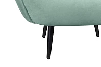 Мягкое кресло Benee Green на черных ножках