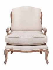 Мягкое полукресло с подлокотниками Niro Rattan Beige в интерьере