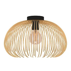 заказать 900165 Потолочный светильник VENEZUELA, 1x40W(E27), сталь, черный, золотой