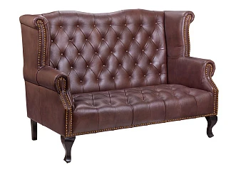 купить Кожаный дизайнерский диван Royal Sofa Brown
