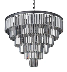 Люстра Odeon 6 Rings Smoke