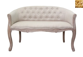 красивый Дизайнерский двухместный диван Kandy Double Mocca цвет желтый в интернет-магазине