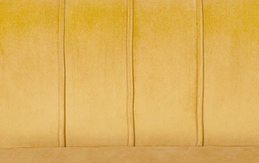 купить Дизайнерский диван Pearl Triple Yellow на черных ножках