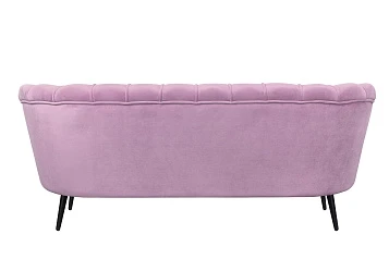 заказать Диван ракушка Pearl Triple Pink на черных ножках