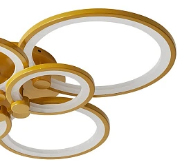 купить красивые Люстра Oris 6 rings gold