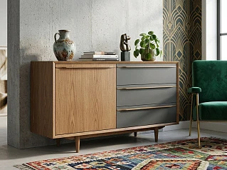 заказать Комод "Бруни (Bruni)" с ящиками и дверкой арт BR-02/7005