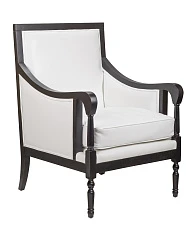 фото Классическое американское кресло Colin White Leather