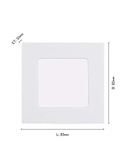 купить 64596 Светодиодный встраиваемый светильник FUEVA 1 PRO, 2,8W(LED) в интернет-магазине